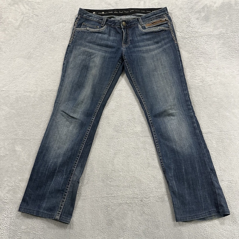 Rerock Bootcut Jeans Women 30 (Waist 34) Blue Vintage Y2K Western